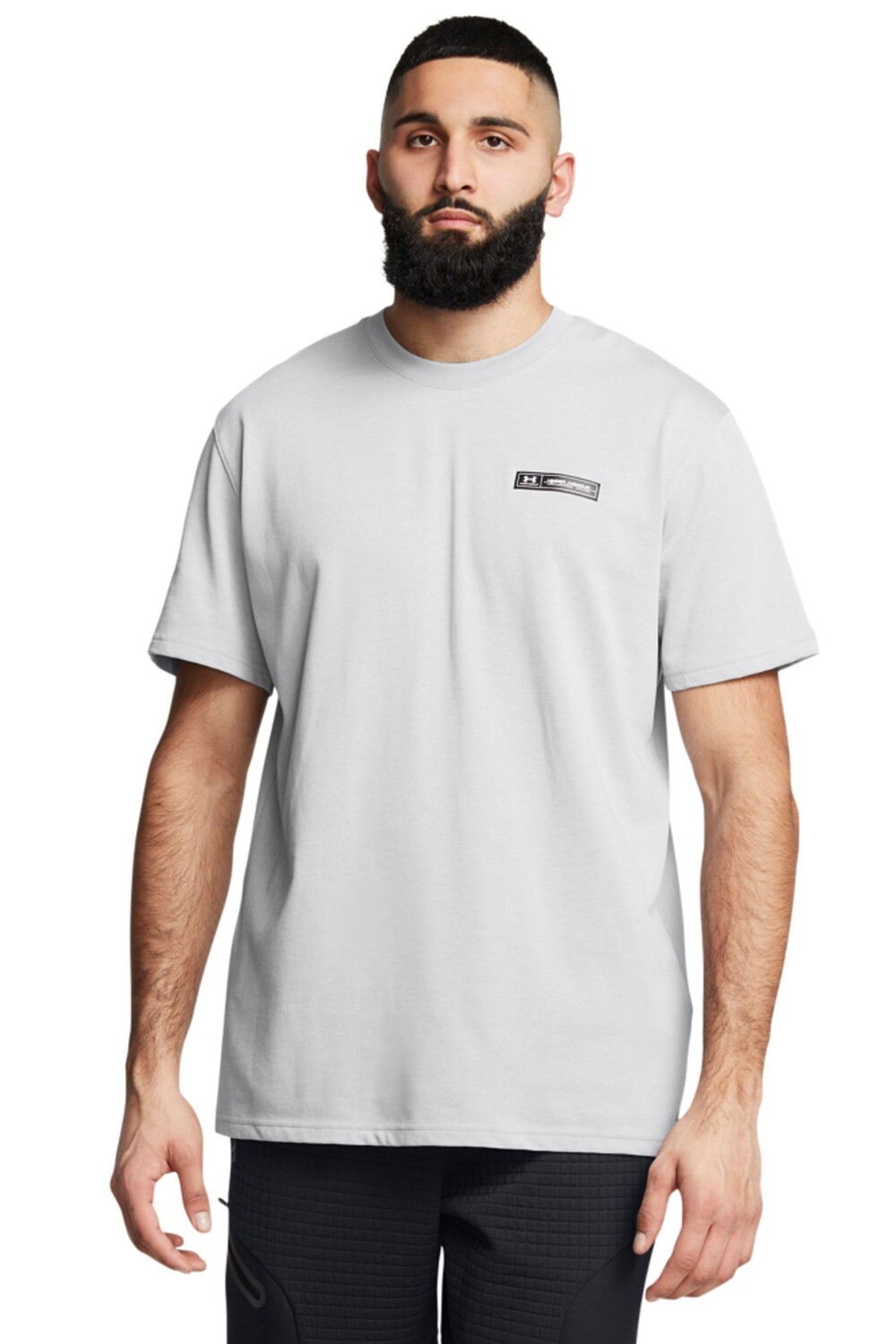 

Футболка с лейблом Hw Armour Under Armour, серый