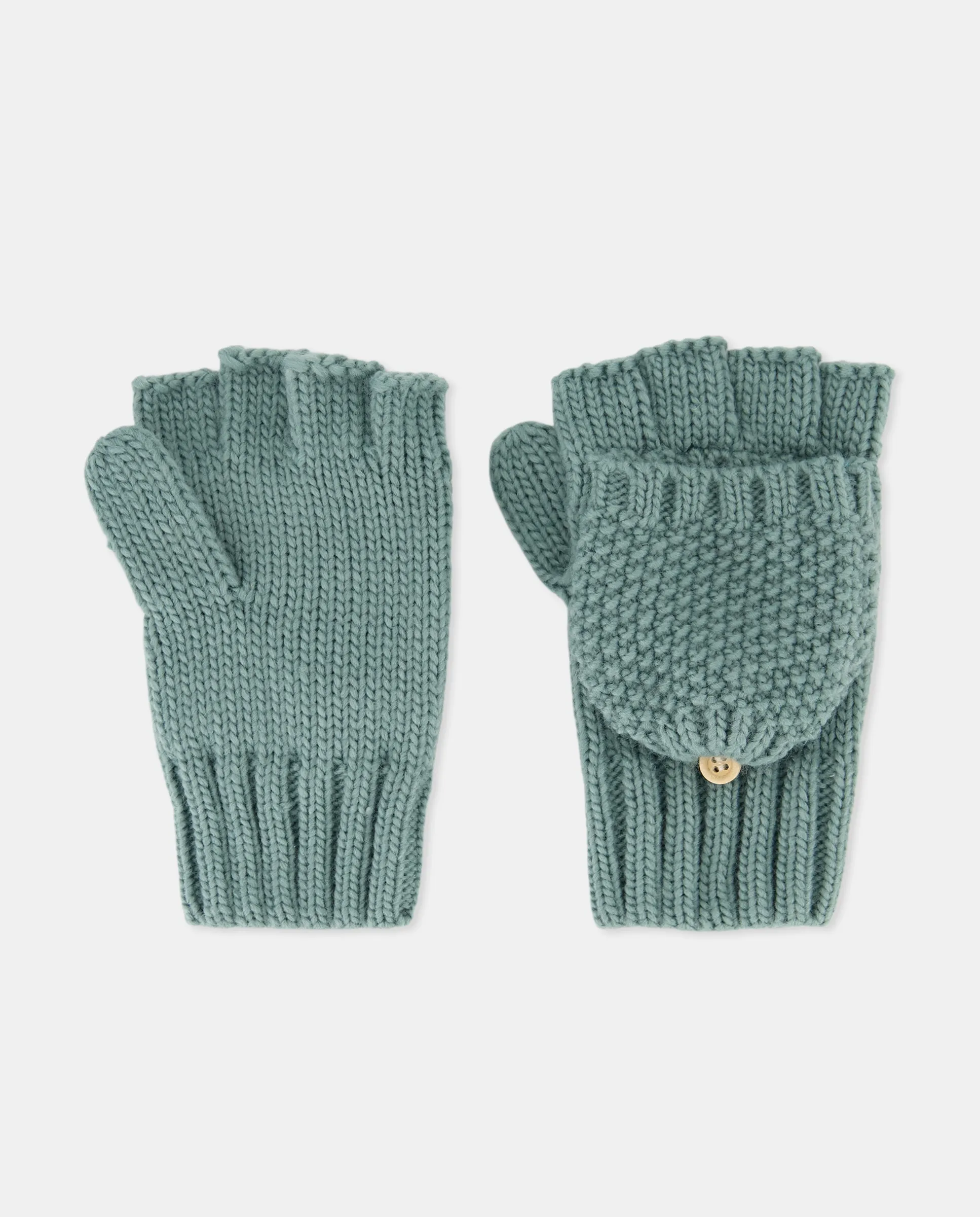 

Гладкие перчатки для девочки из толстой кожи Kids El Corte Inglés, зеленый