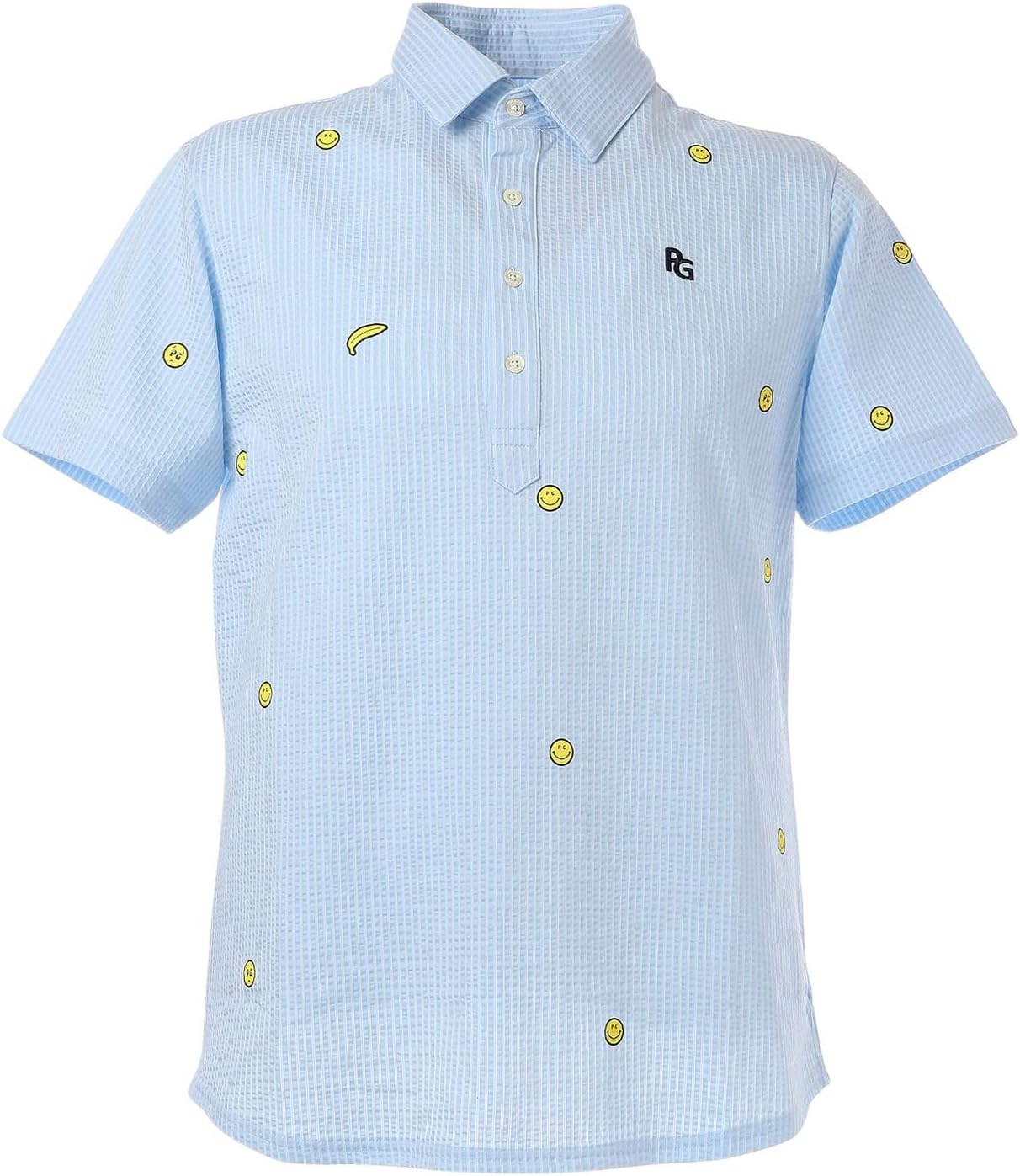 

Мужская поло-рубашка с коротким рукавом Parly Gates 053-5160417 (футбольная полоска) / для гольфа Pearly Gates, светло-голубой/белый