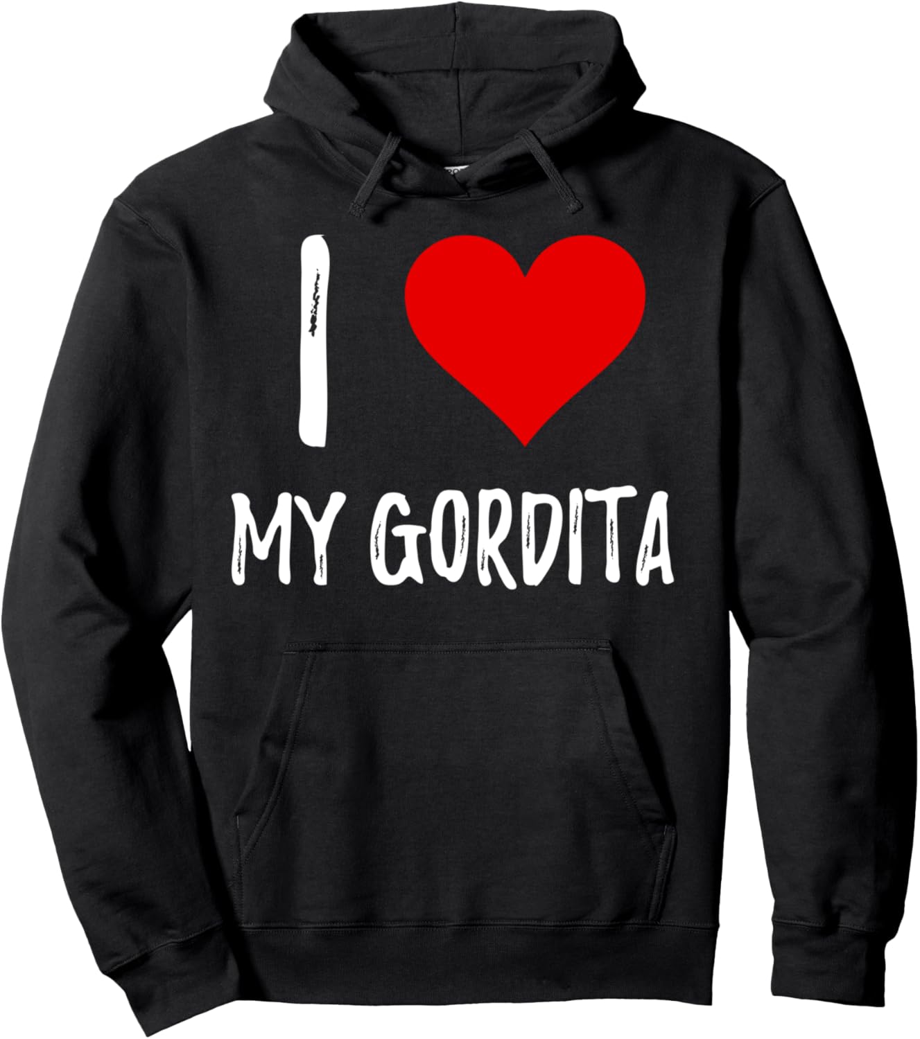 

Толстовка «Я люблю свою Гордиту» ко Дню святого Валентина Love My Gordita, черный