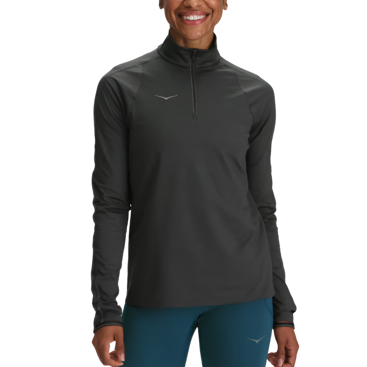 

Футболка для бега женская HOKA ONE ONE, черный