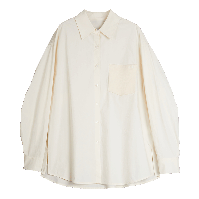 

ELLE Рубашка Women's Ecru Lapel