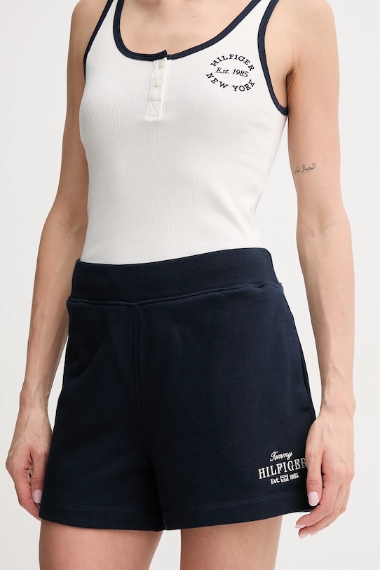 

Хлопковые шорты Tommy Hilfiger, темно-синий