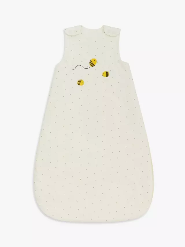 

Детский спальный мешок John Lewis Spotty Bee Baby, цвет natural