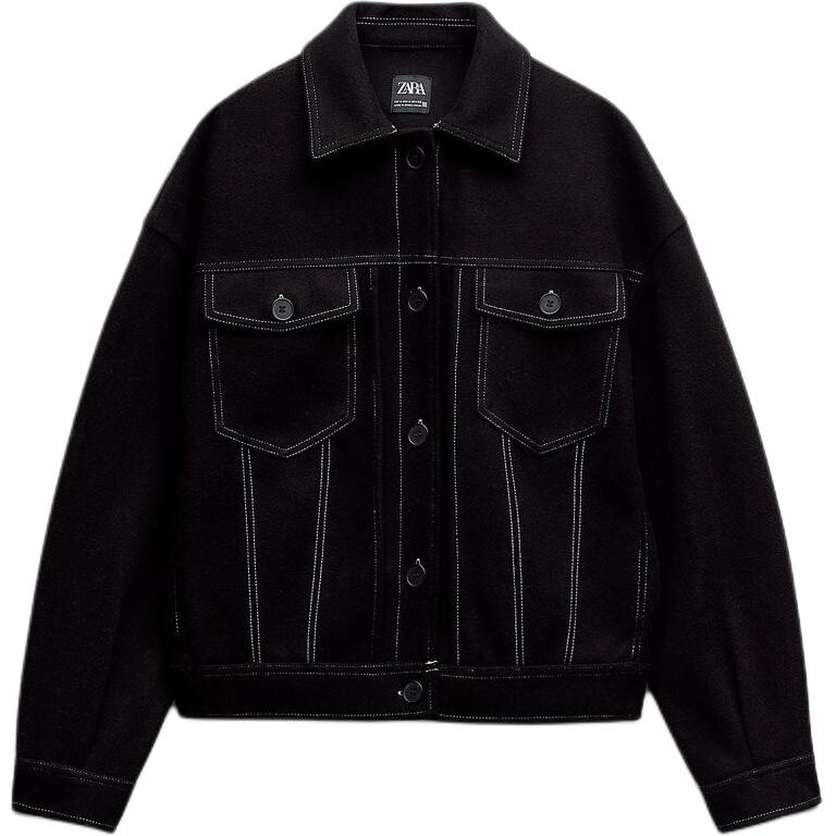 

Куртка женская черная Zara
