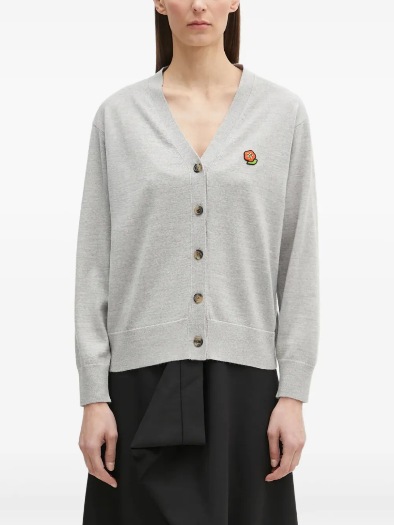 

Шерстяной кардиган Kenzo, серый