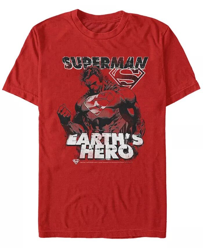 

Мужская футболка DC Superman Earth's Hero с короткими рукавами Fifth Sun