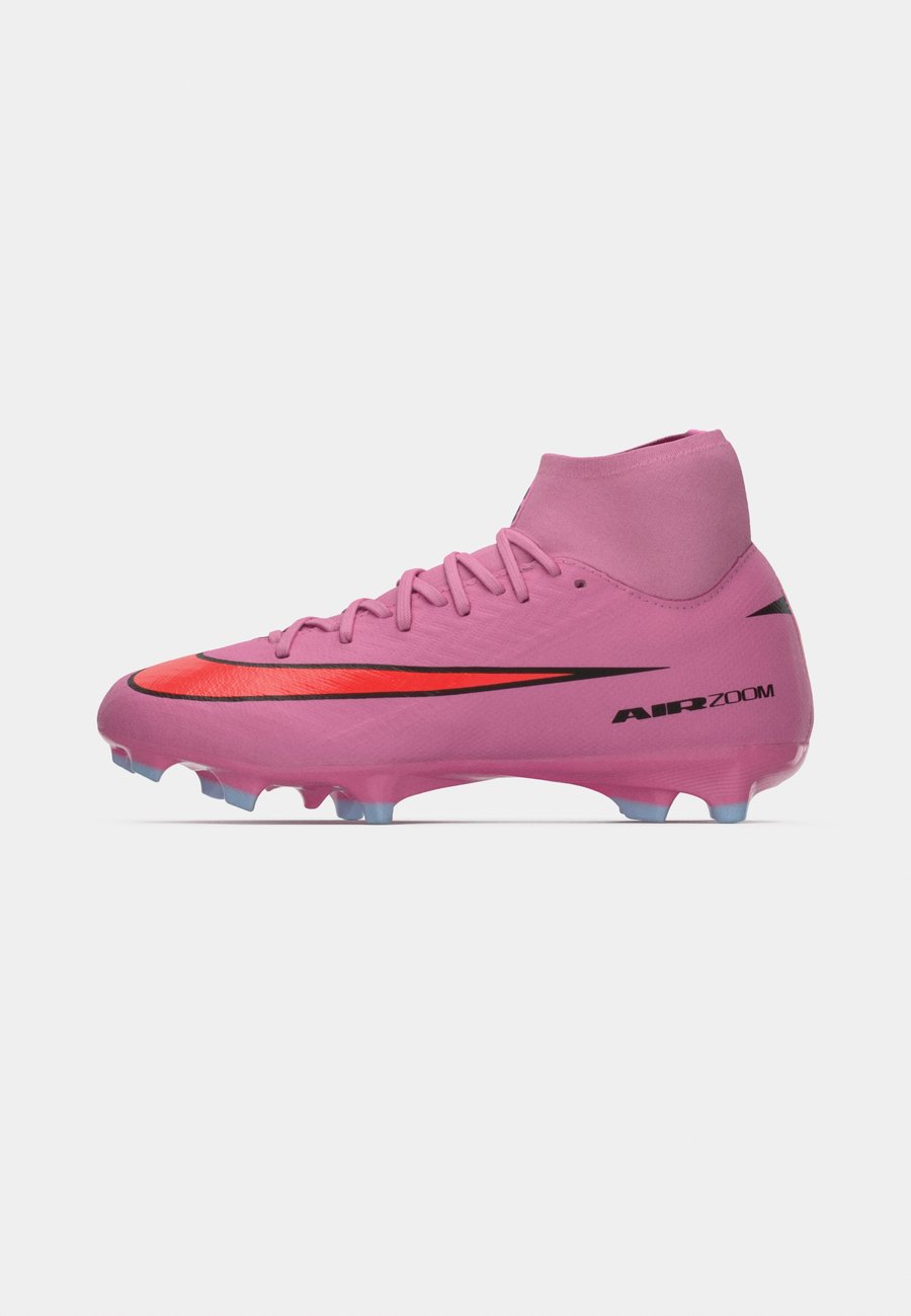 Кроссовки Nike Performance ZM 10 ACADEMY FG/MG, Magic Flamingo/Black/Total Crimson/Apricot — фото 2