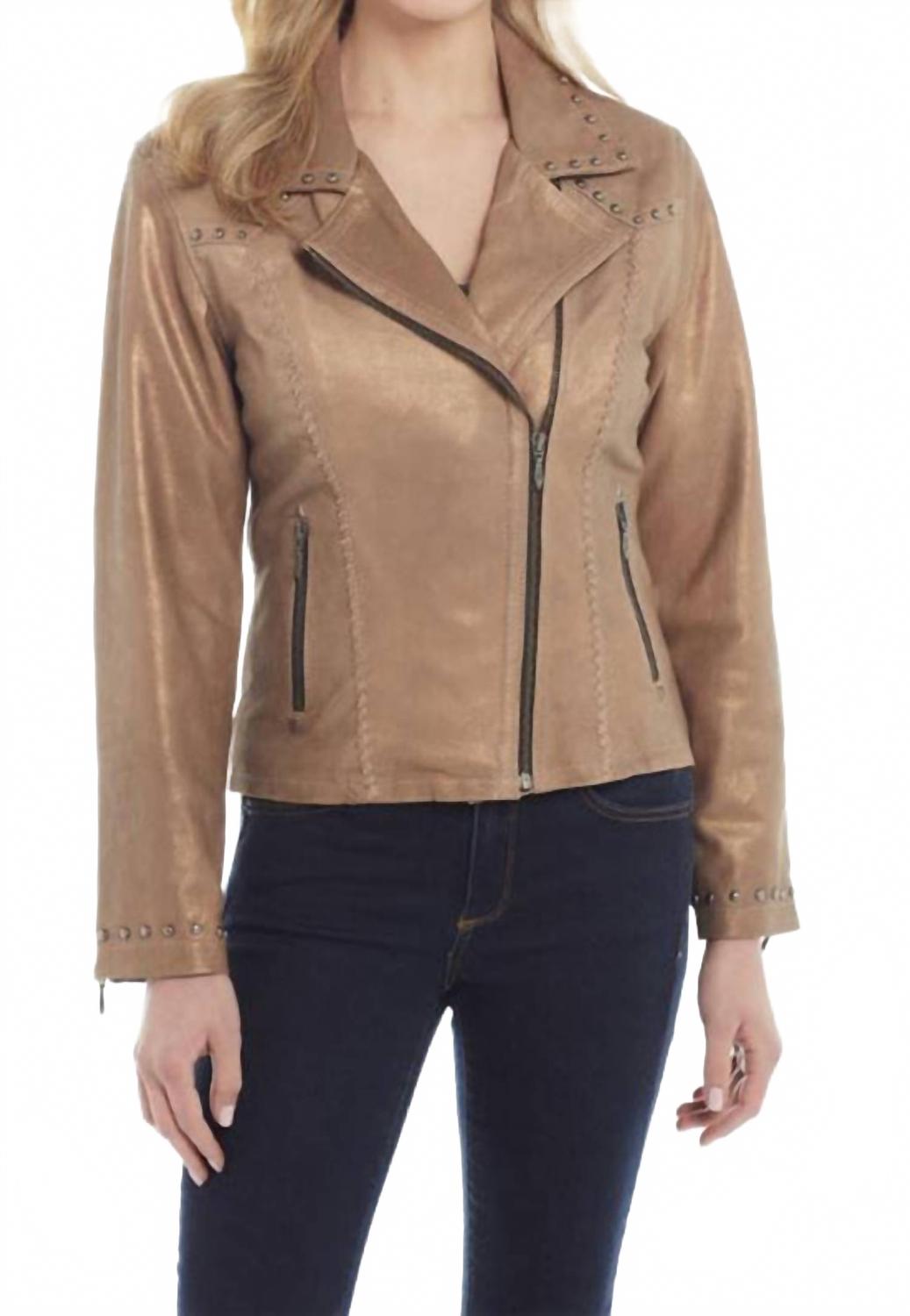 

Женская кожаная куртка Nappa в медном цвете Cripple Creek, Copper