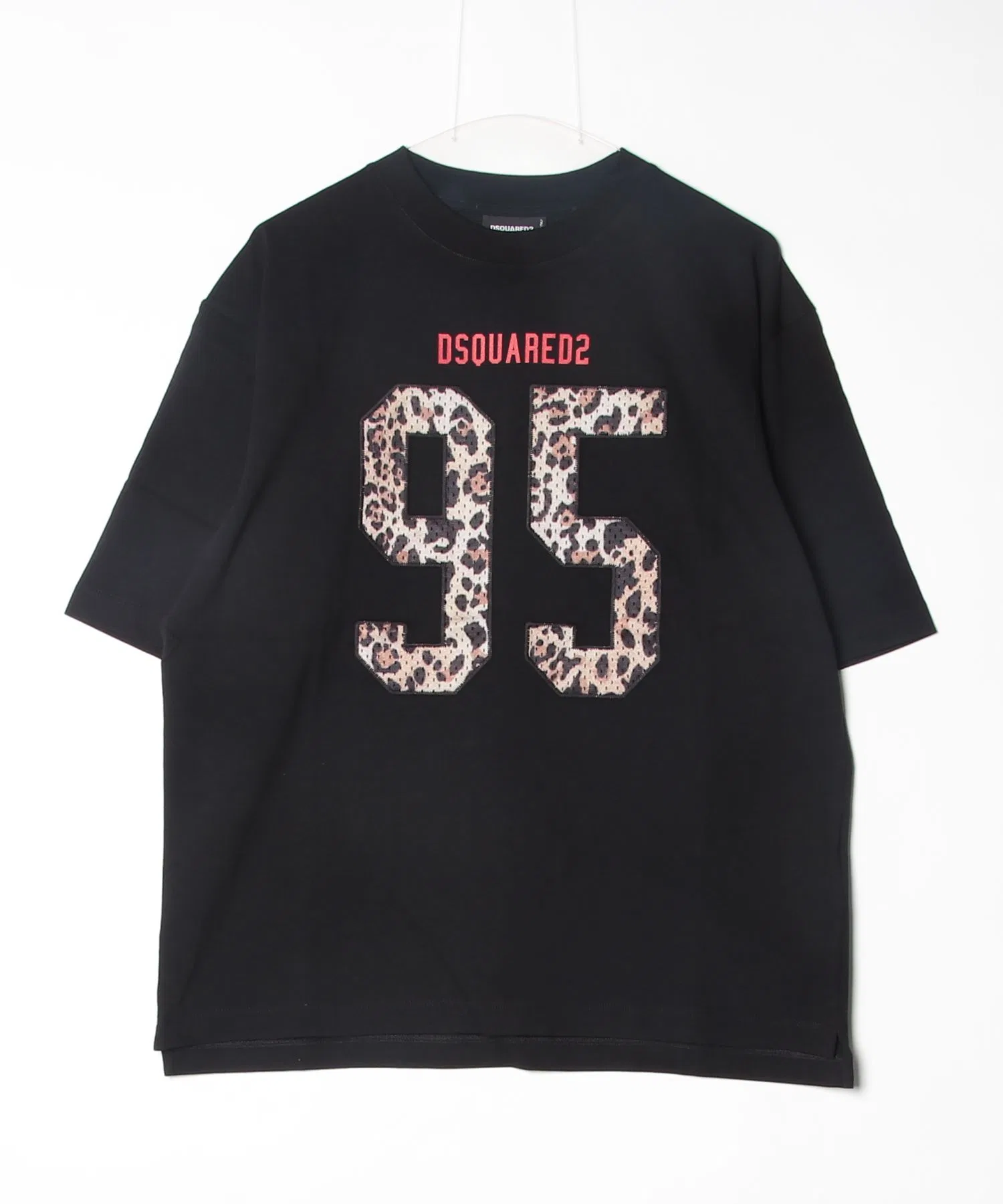 Унисекс футболка с логотипом DSQUARED2 Wild2 чёрная