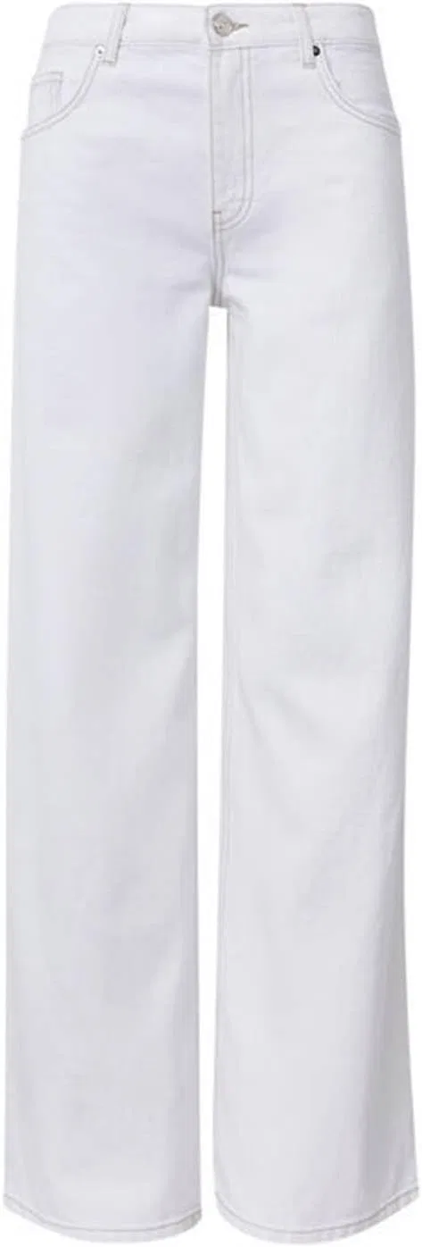 Джинсы свободные, White — фото 3