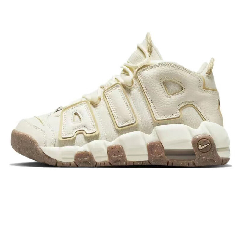 

Баскетбольные кроссовки Air More Uptempo Vintage женские, среднего размера, бежевый/розовый Nike