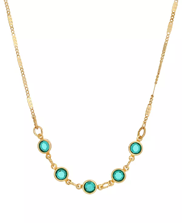 

Ожерелье «Кристаллический зеленый канал» 2028, green