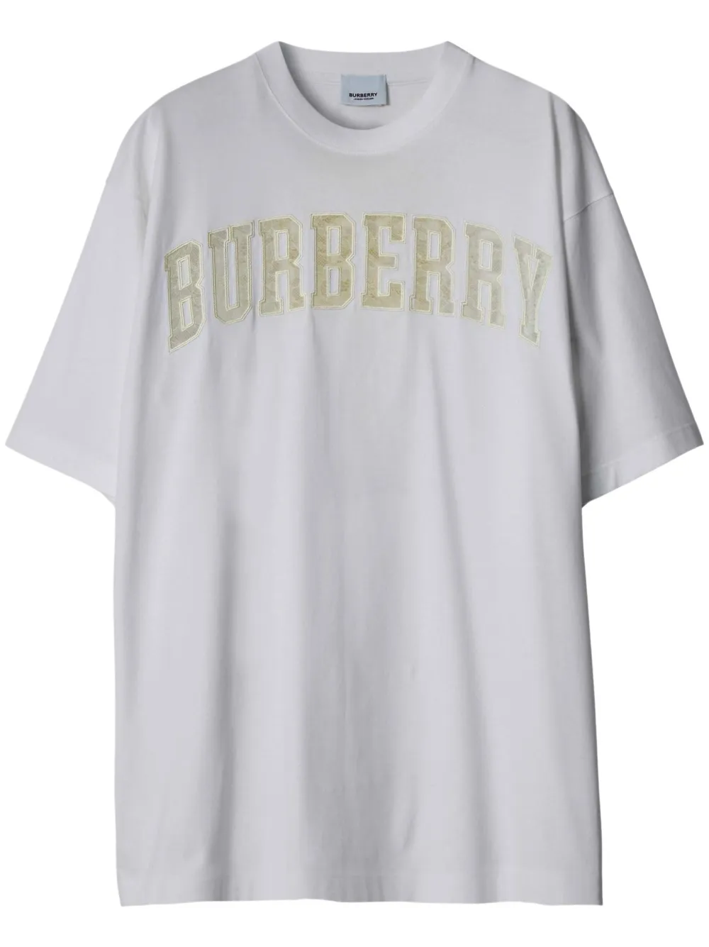 

Футболка с логотипом BURBERRY, белый