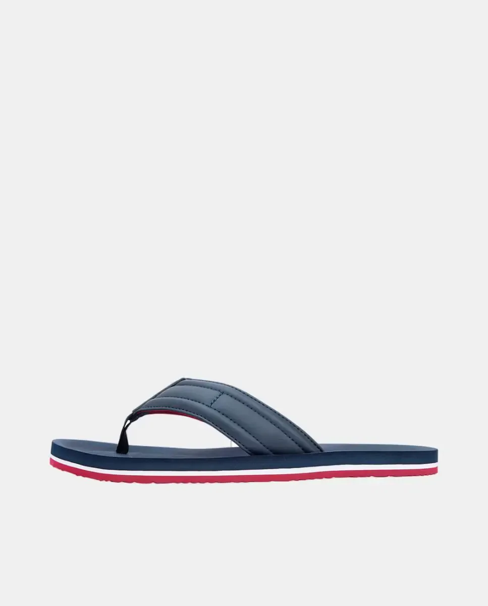 Шлепанцы Tommy Hilfiger с подкладкой, темно-синий — фото 4