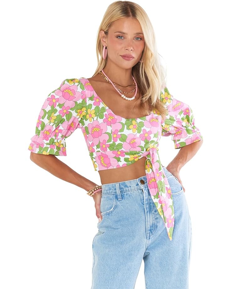 

Топ Show Me Your Mumu Fiona, цвет Fresh Floral