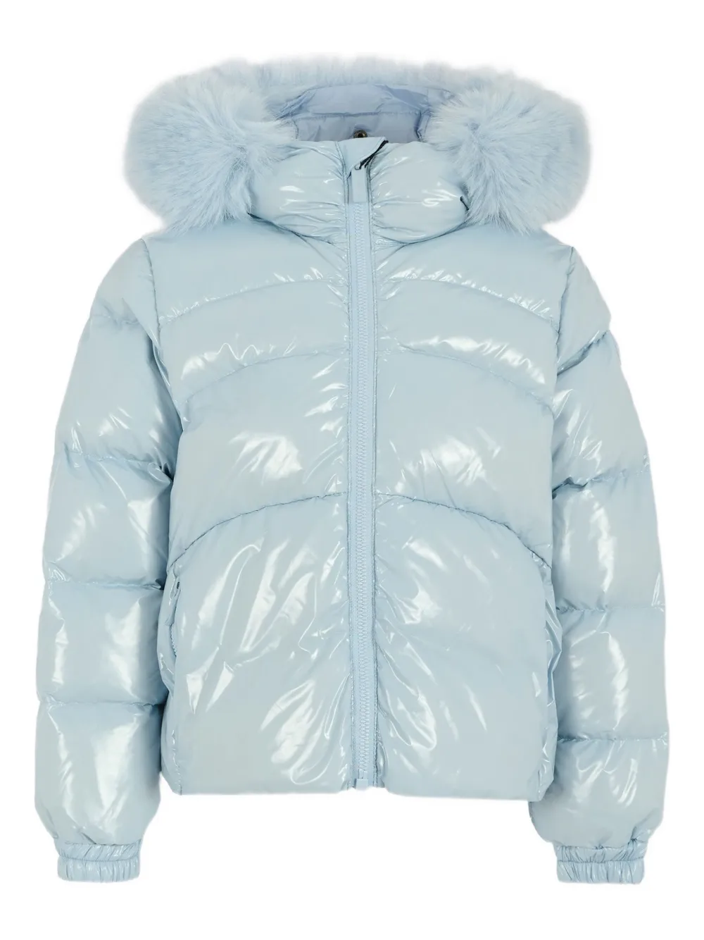 

Пуховик с меховой отделкой Colmar Kids, синий