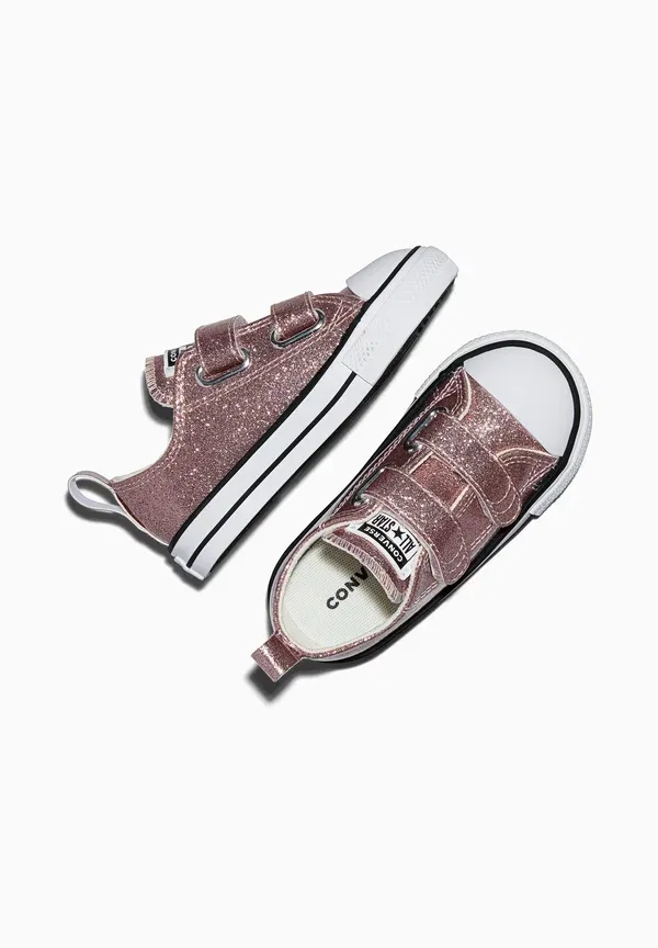 Кроссовки Converse Chuck Taylor All Star Easy On Glitter Baby Shoes, абрикосовый, красный, белый, черный — фото 3
