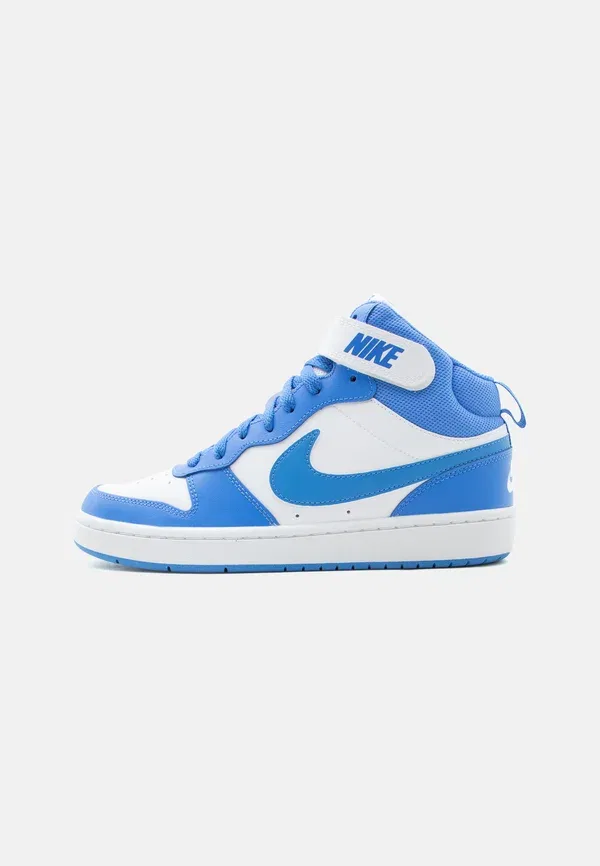 Кроссовки Nike Sportswear Court Borough Mid 2 High Top, белый/голубой кристалл