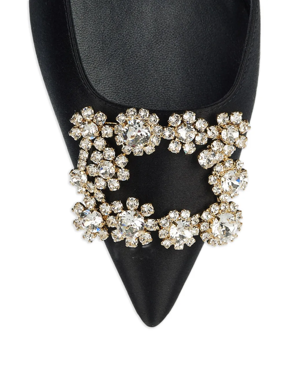 65-миллиметровые туфли Efflorescence с кристаллами Roger Vivier, черный — фото 4