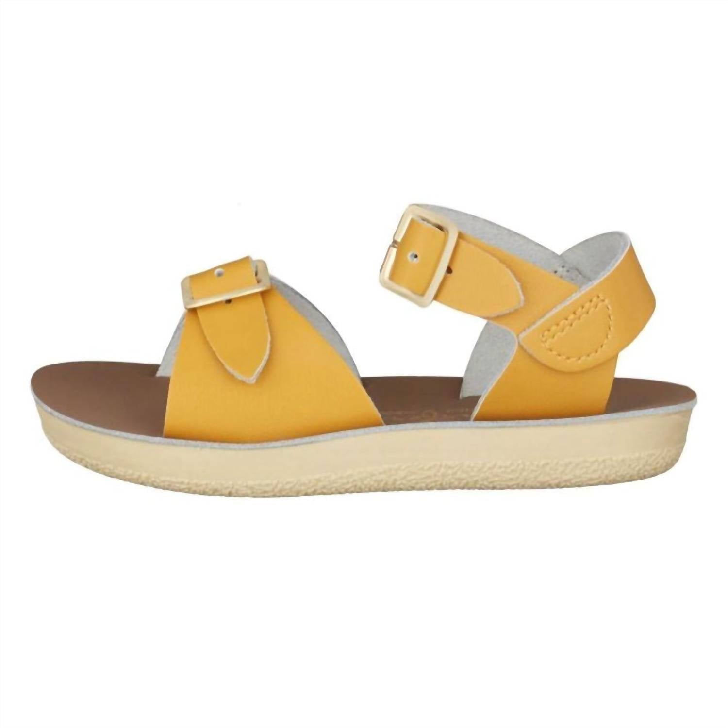 Детские сандалии Surfer в горчичном цвете Salt Water Sandals, Mustard — фото 2
