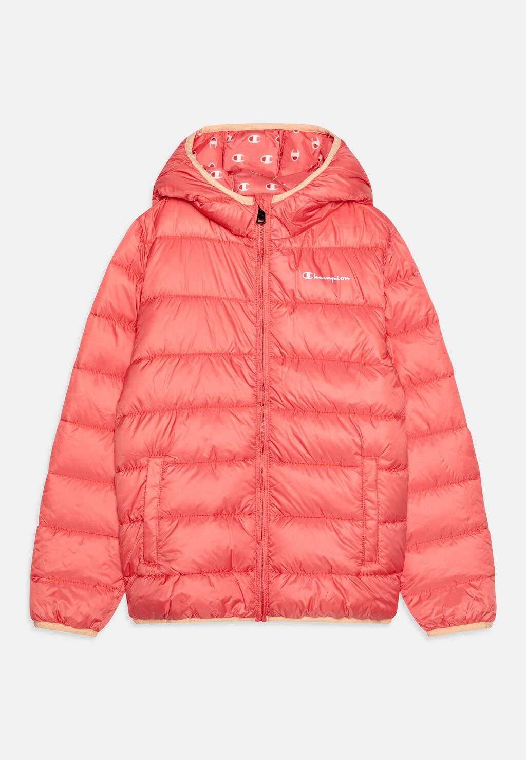 

Зимняя куртка SCRIPT SHOP HOODED CONTRAST SMALL LOGO UNISEX Champion, коралл