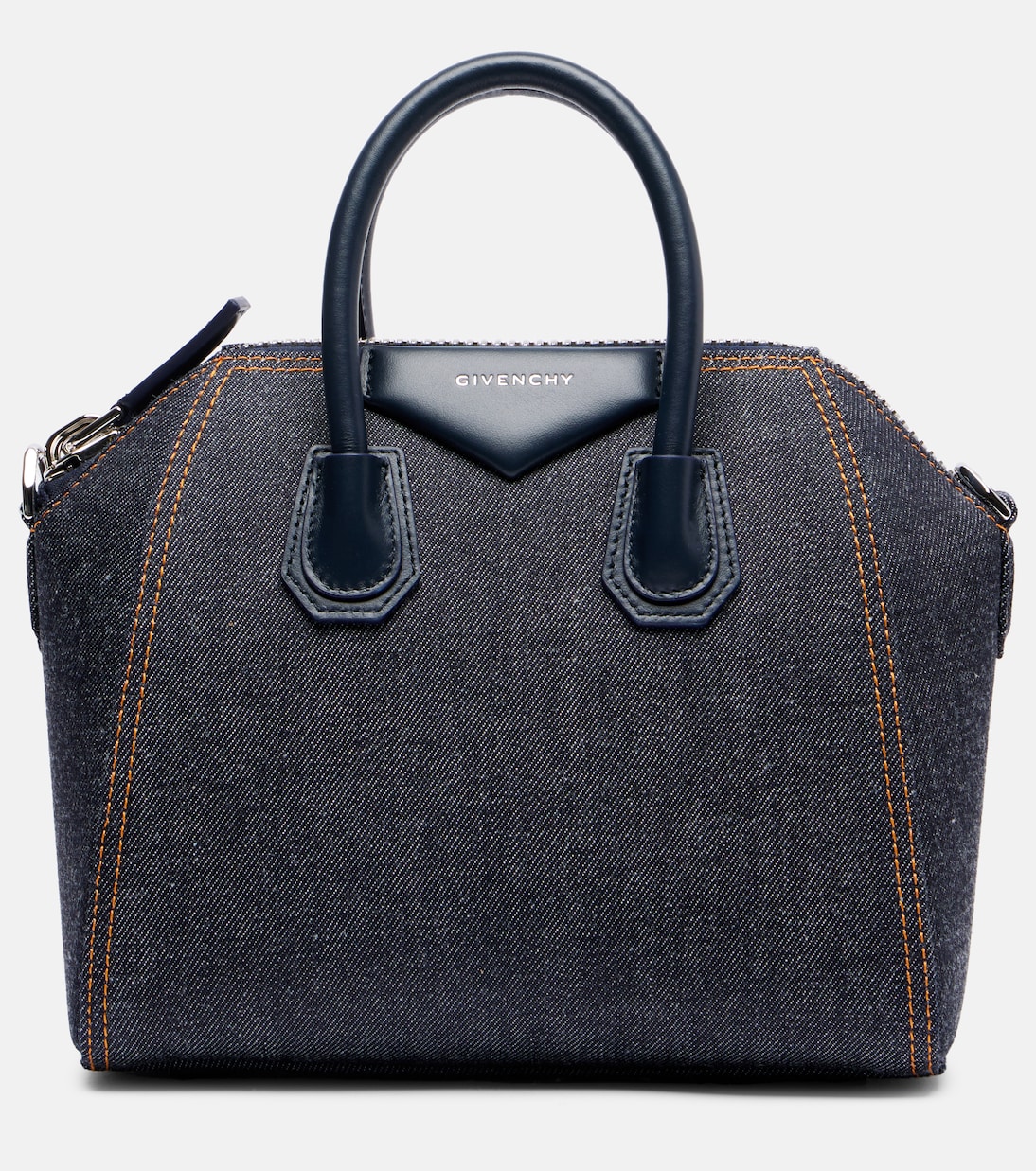 

Джинсовая сумка-тоут Antigona Mini Givenchy, Indigo Blue