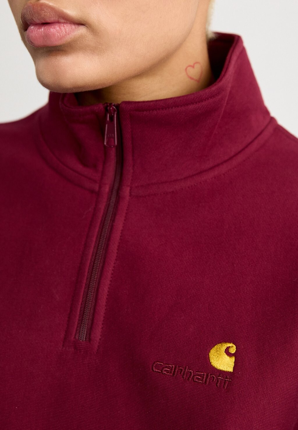 

Толстовка AMERICAN SCRIPT HIGH NECK Carhartt WIP, Бордо