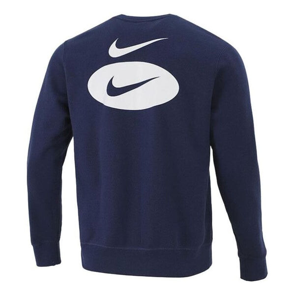 

Толстовка Nike League As Sportswear Sl Bb Crew 'Navy White', белый