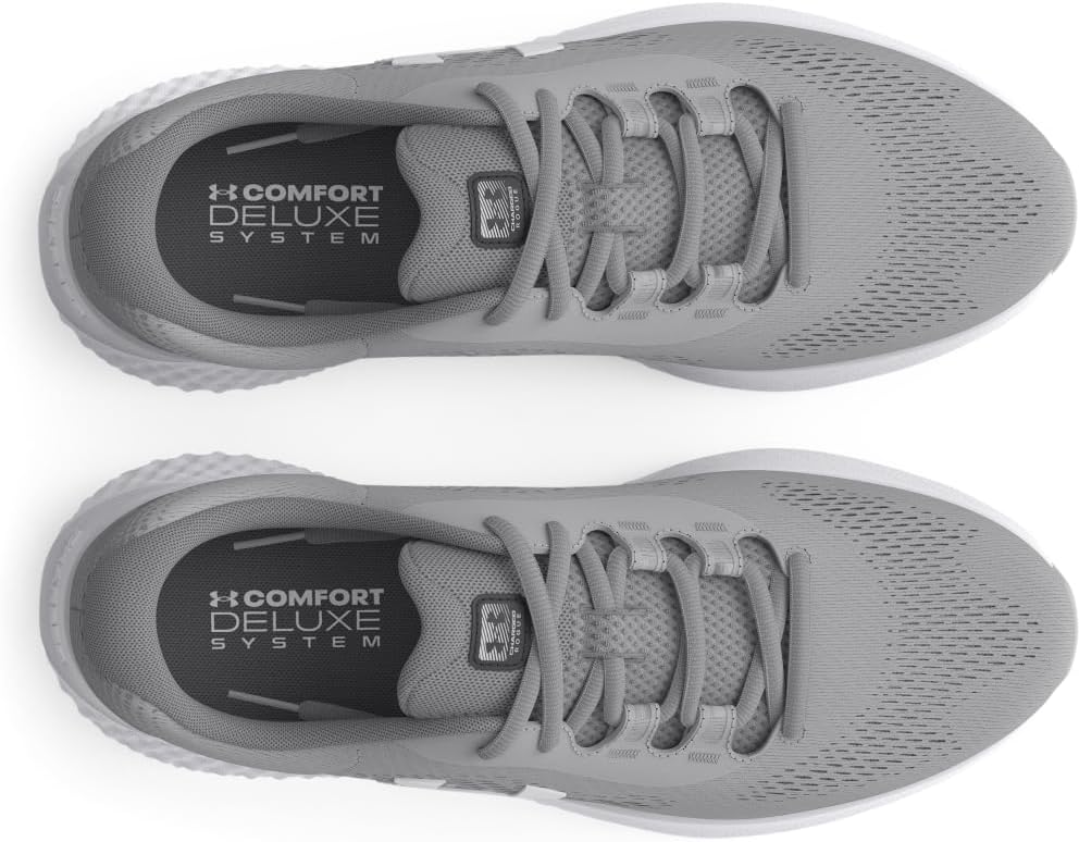 Мужские кроссовки Under Armour Charged Rogue 4, белый/черный — фото 4