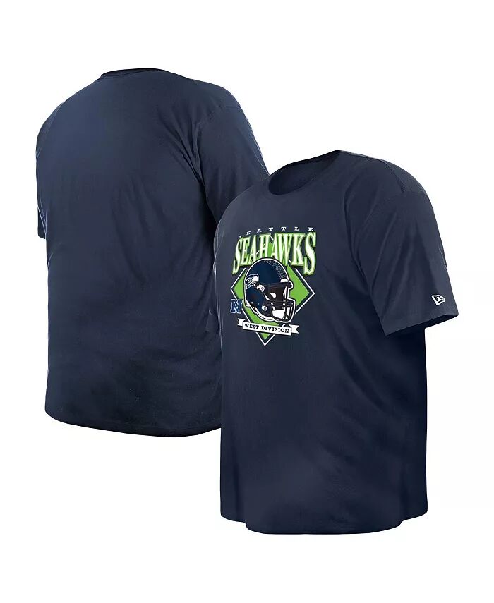 

Футболка мужская College Navy Seattle Seahawks Big Tall Helmet New Era