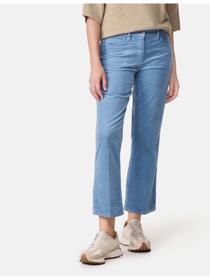 

Тканевые брюки Gerry Weber Freizeit verkürzt, цвет dusty blue washed