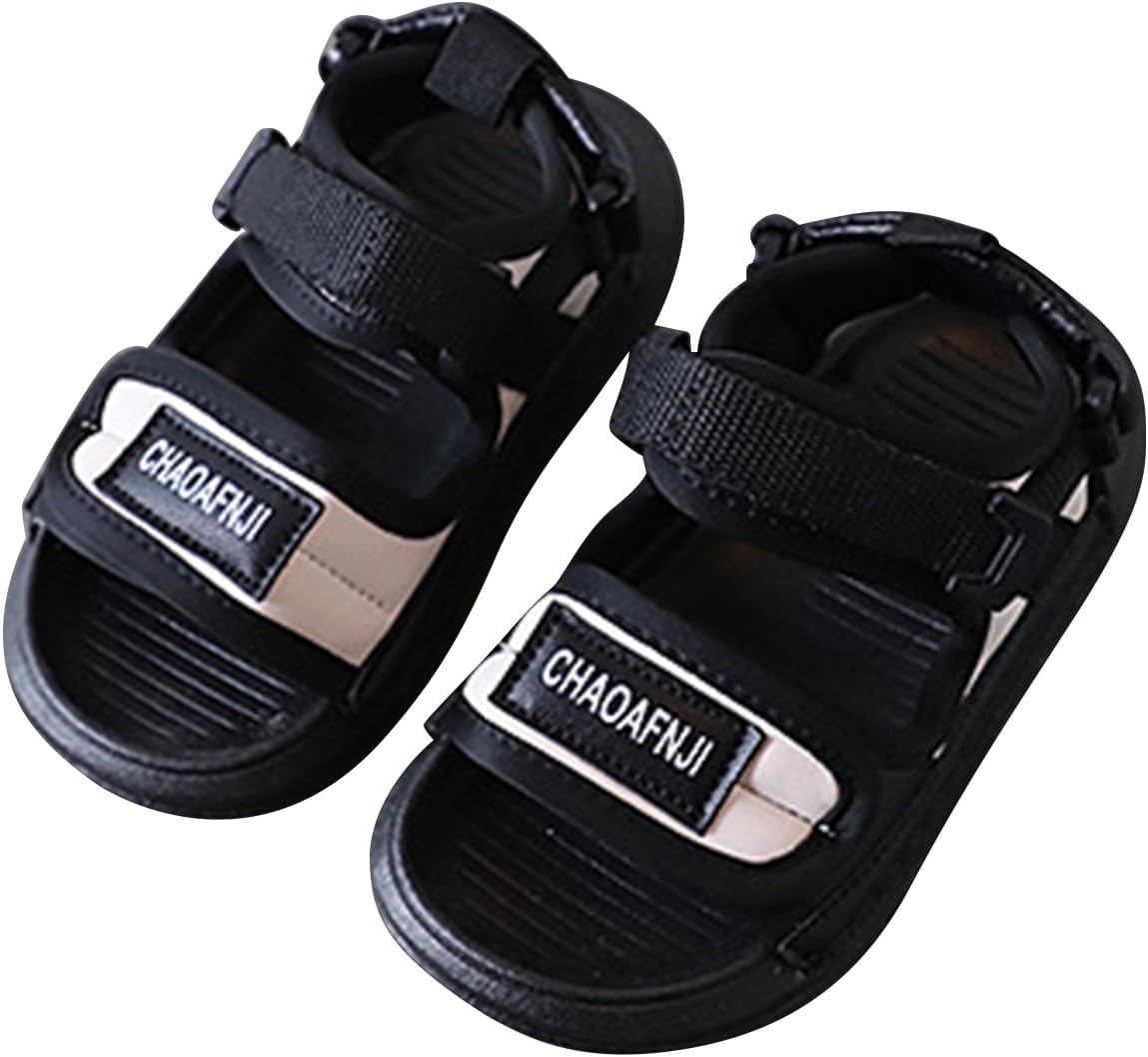 

Пляжные тапочки-подушки для детей, модные дорожные сандалии с подушкой, облачные шлепанцы, противоскользящие, быстросохнущие, для душа, спортивные сандалии для мальчиков Egmy, черный