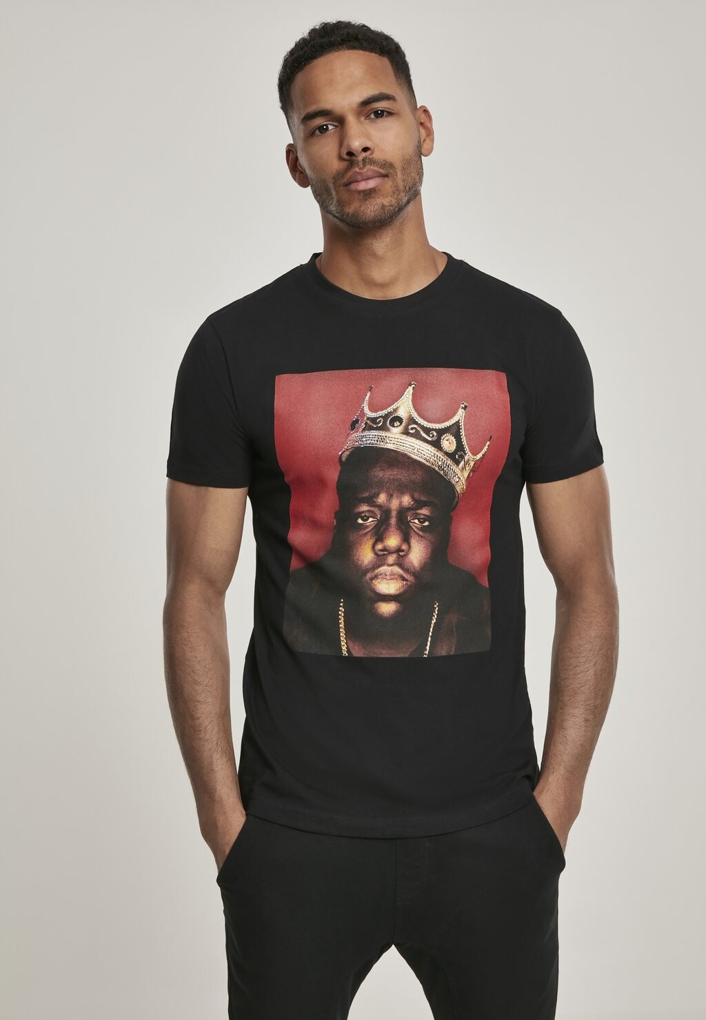 

Футболка с принтом BIG CROWN Mister Tee, черный