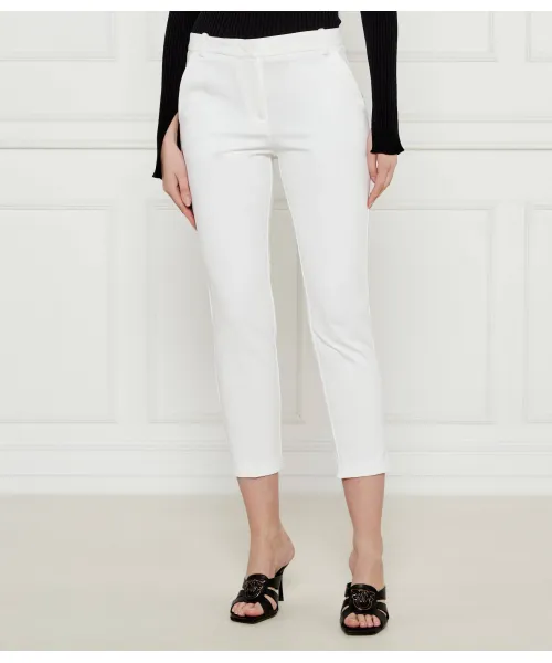 

Хорошие брюки-сигареты Slim fit Pinko, белый