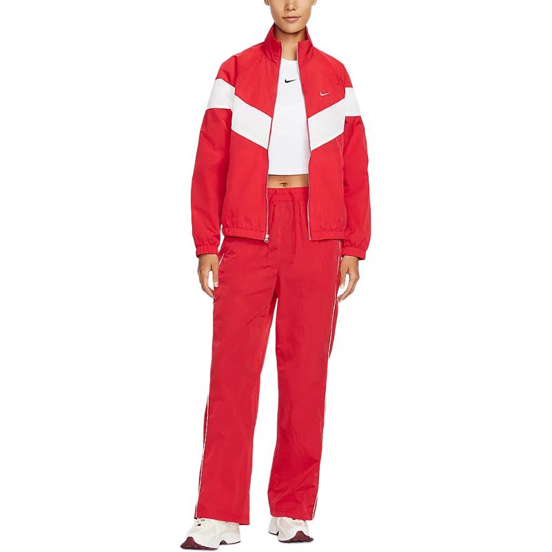 Nike Куртка женская университетская красная с белым, University Red/Sail White — фото 3