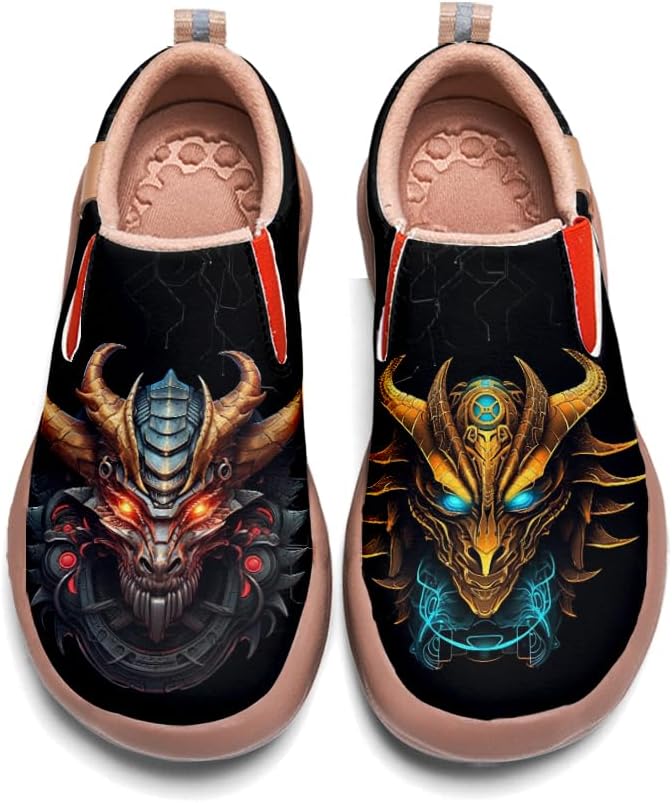 

Мужские повседневные лоферы Onehorse на шнуровке, кожаные кроссовки, удобные и легкие, с легкой надевкой, с художественной росписью, для путешествий, Mechanical Organisms - N14