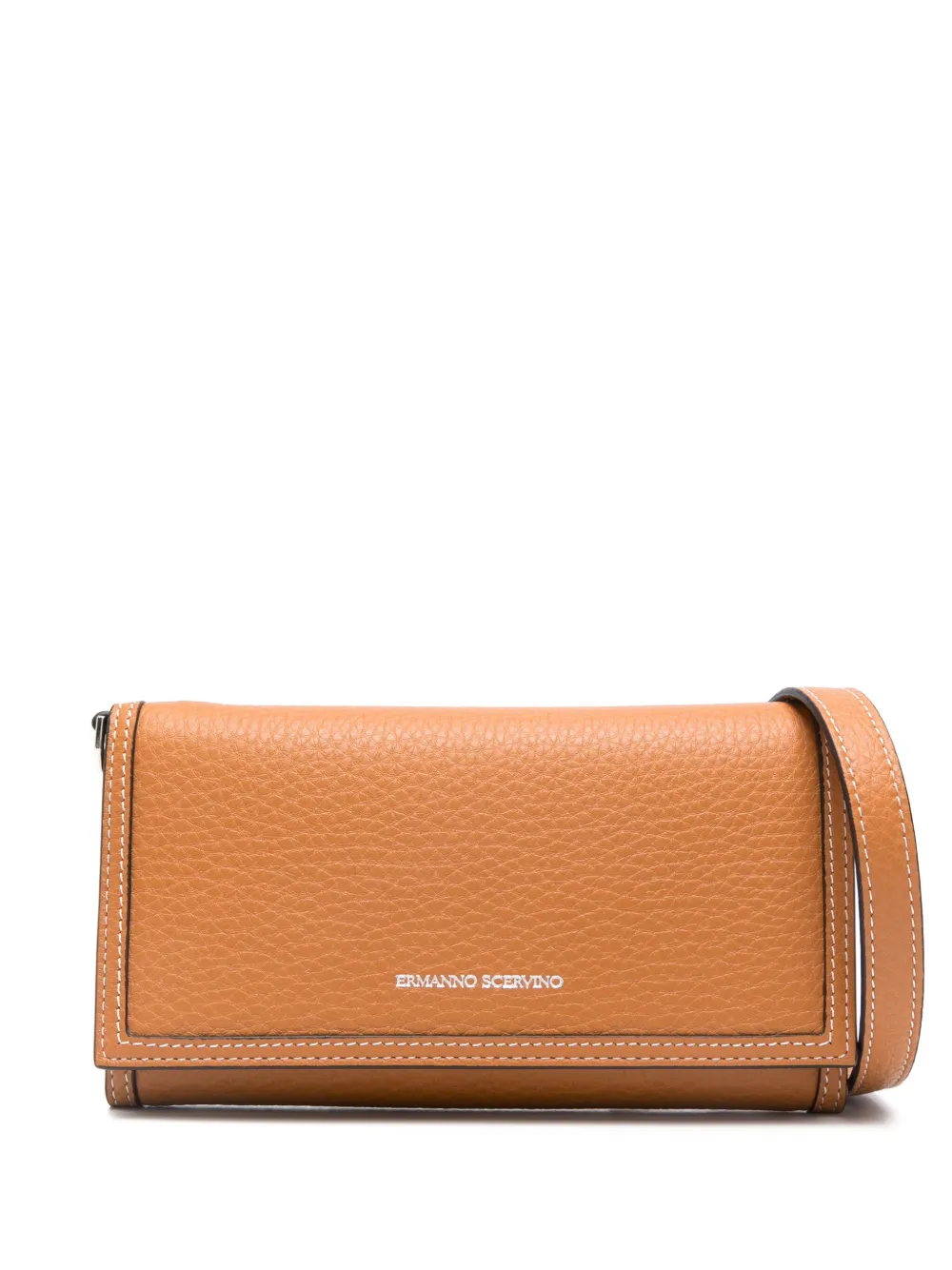 

Кошелек с логотипом Ermanno Scervino, коричневый