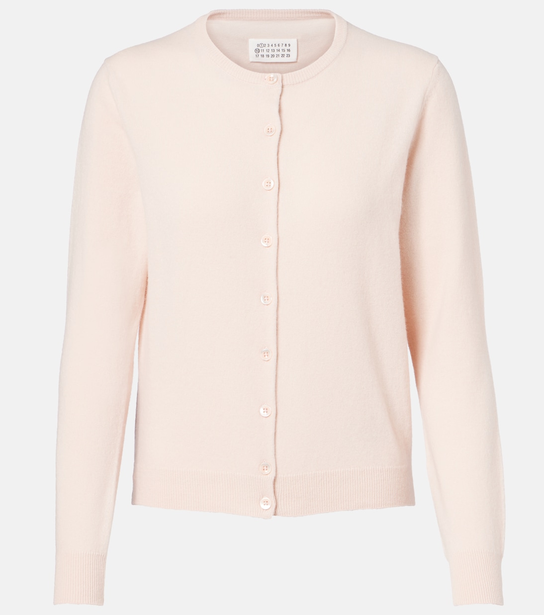 

Кардиган Four Stitches из натуральной шерсти Maison Margiela, Pale Pink