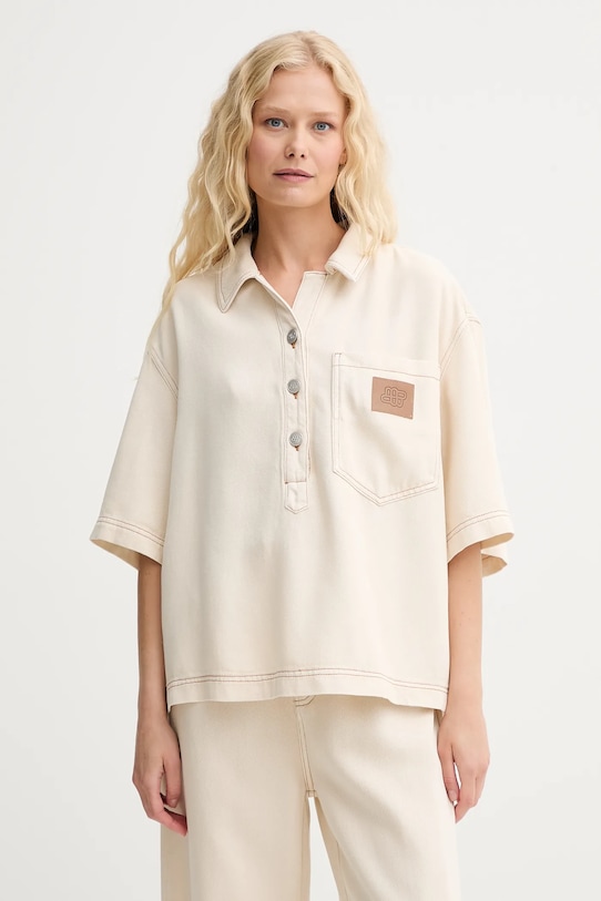 

Джинсовая блузка PHOR Munthe, бежевый