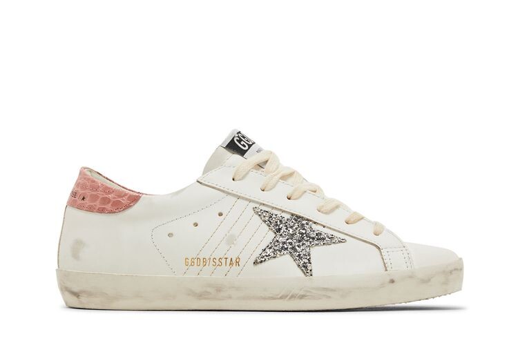 

Кроссовки Golden Goose Wmns Superstar White Silver Pink, белый