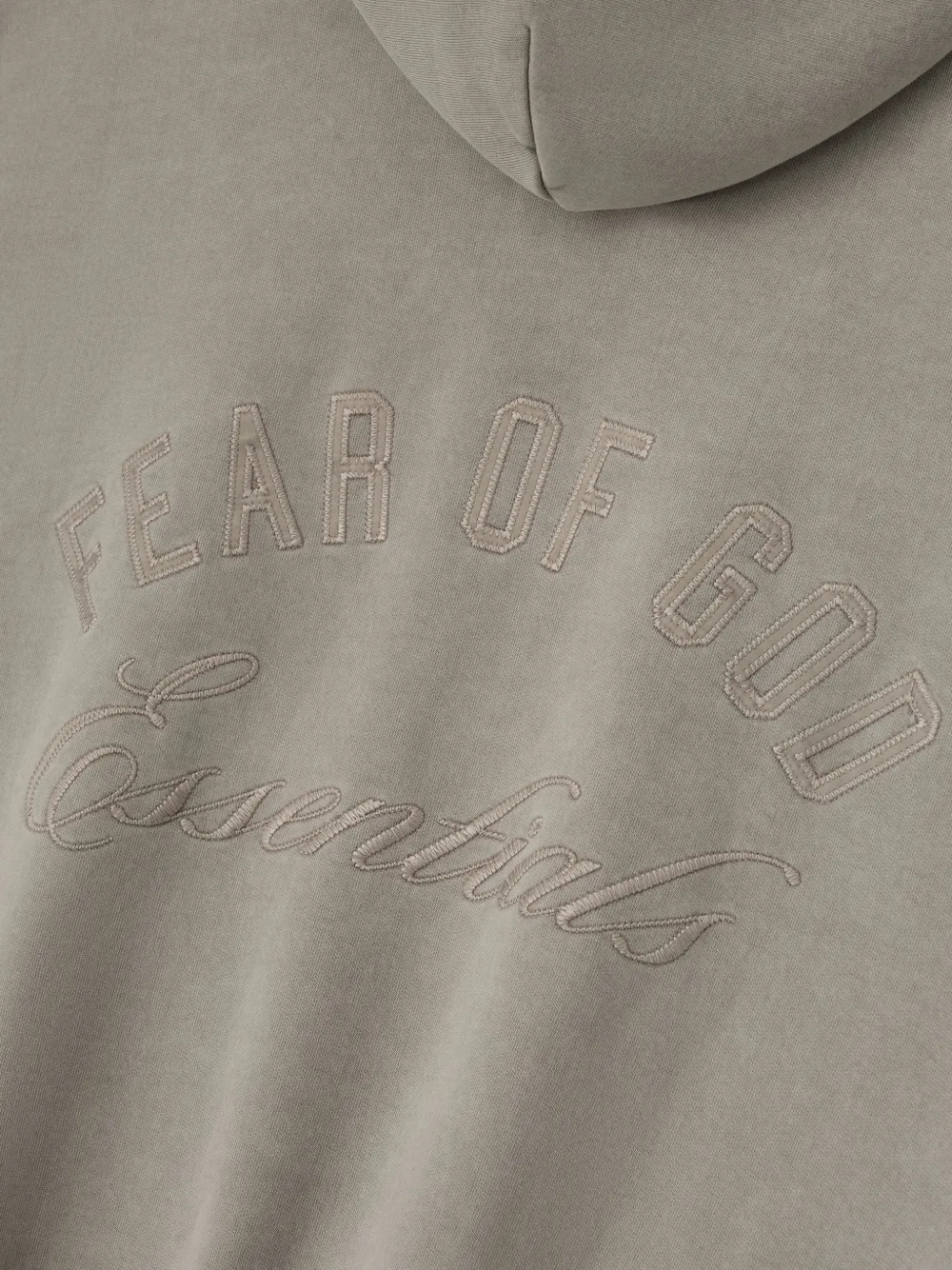 Толстовка Fear Of God Essentials Classic Full Zip, серый — фото 3