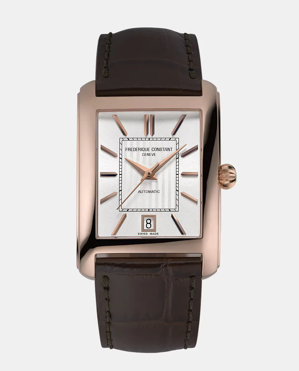 

Classics Carrée FC-303V4C4 Автоматические мужские часы из коричневой кожи Frederique Constant, коричневый
