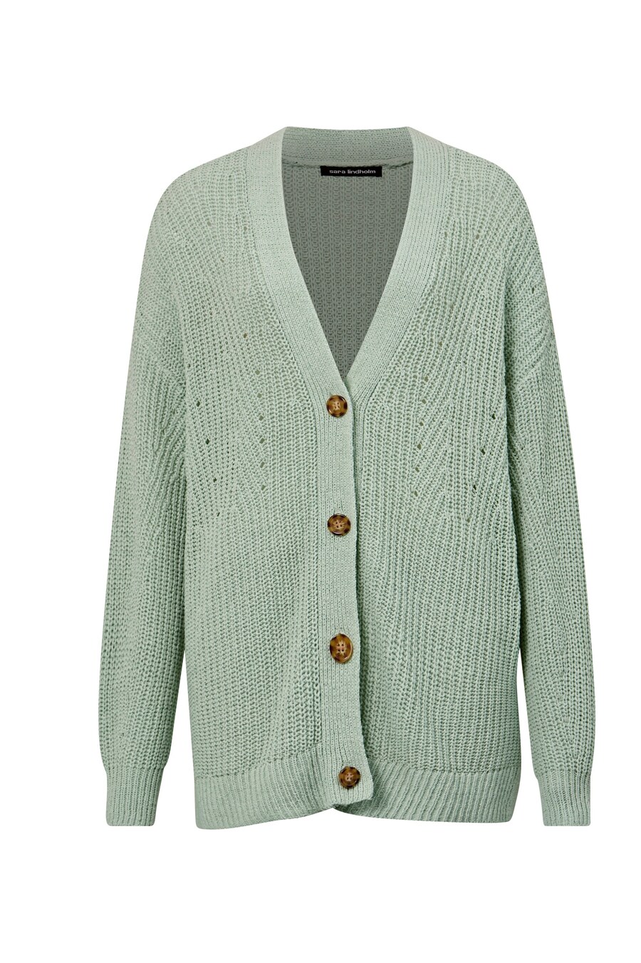 

Вязаный кардиган Sara Lindholm Knit Cardigan, пастельный зеленый