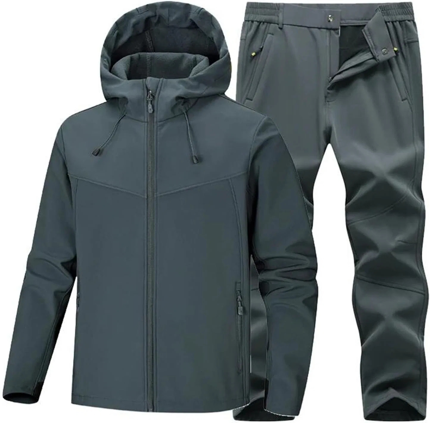 Костюм тактический флисовый мужской, Khaki Black — фото 3
