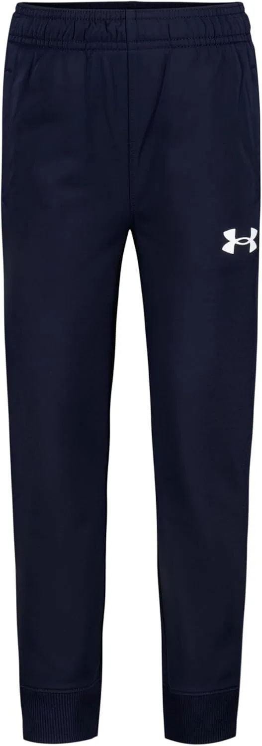 Детские спортивные штаны Under Armour Brawler Warm-up, быстросохнущие и влагоотводящие, свободного кроя, Midnight Navy Jogger