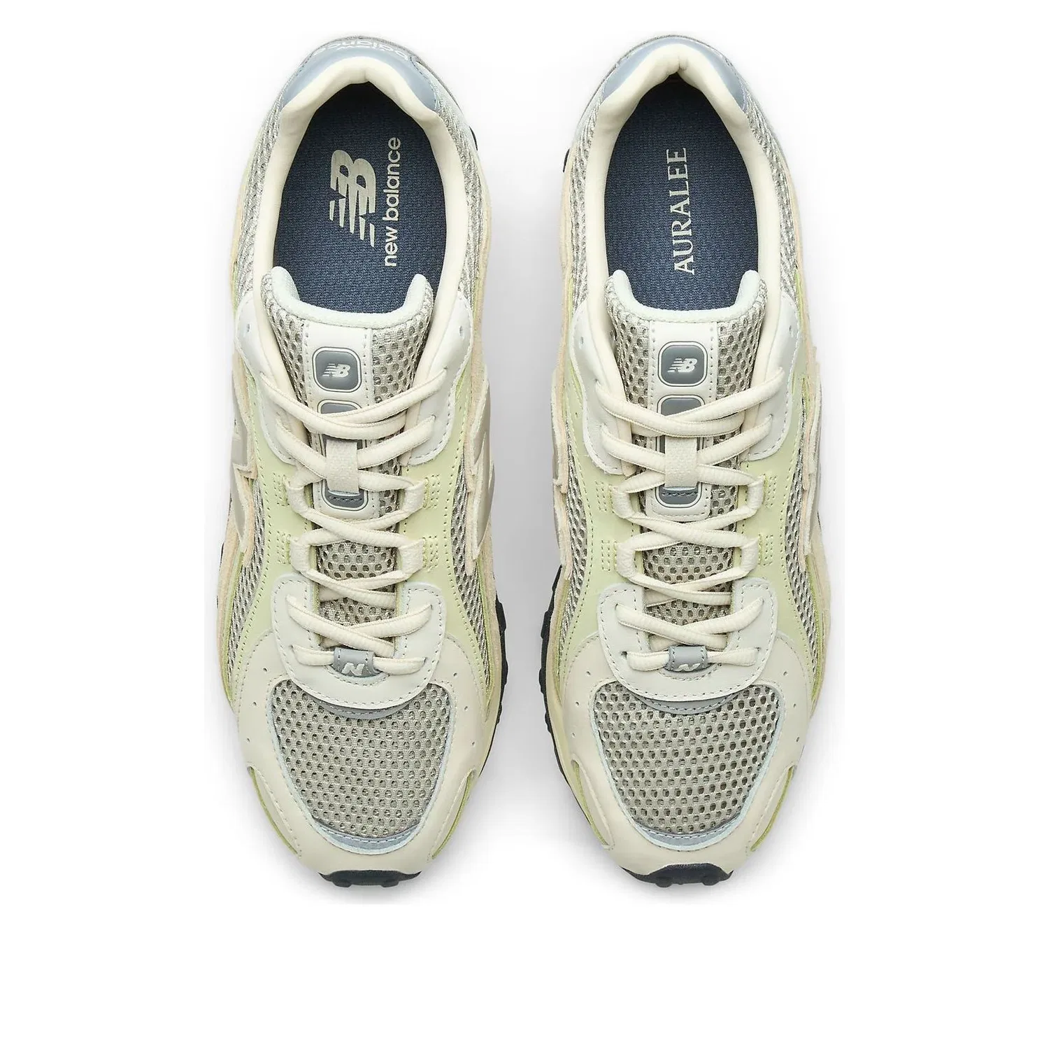 Кроссовки New Balance x AURALEE 204L 'White Lime' U204L7YU, зеленый — фото 3