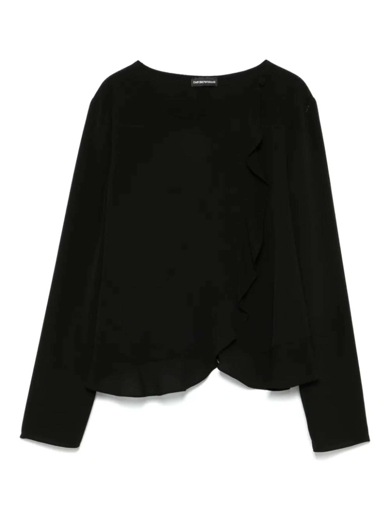 

Блузка с запахом Emporio Armani, черный