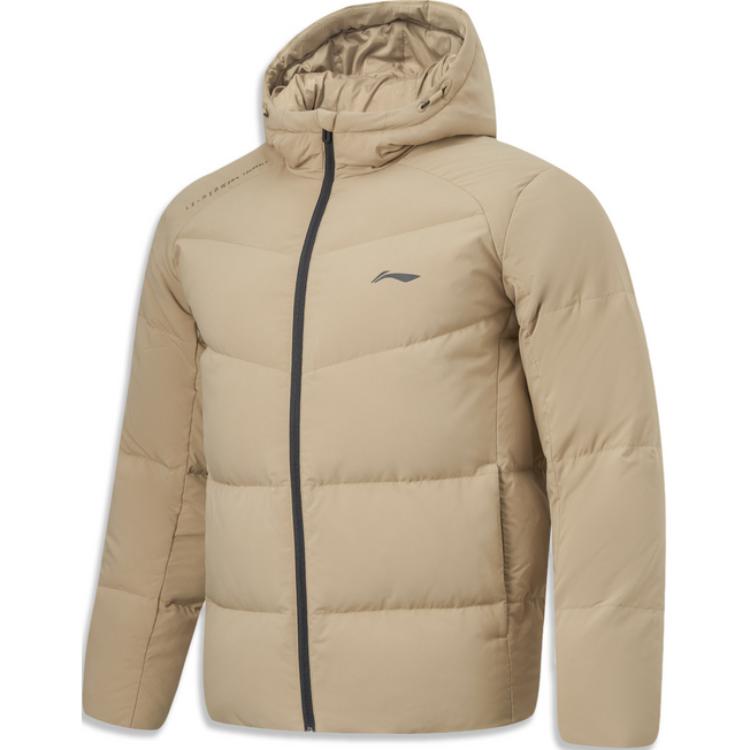 

LINING Фитнес куртка пуховая мужская светло-каштановый коричневый, Light Chestnut Brown