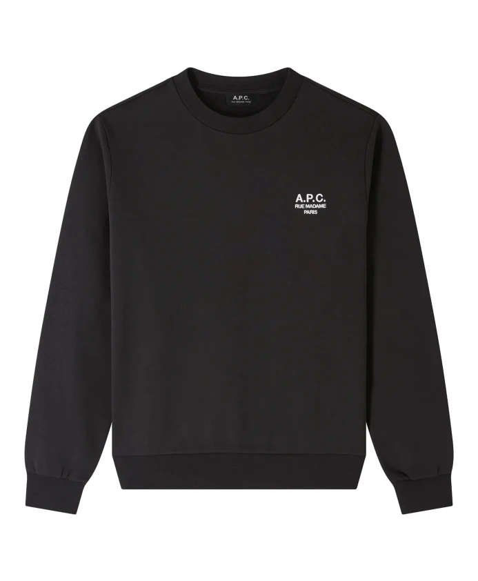 

Стандартная толстовка с надписью "rue madame" A.P.C., черный